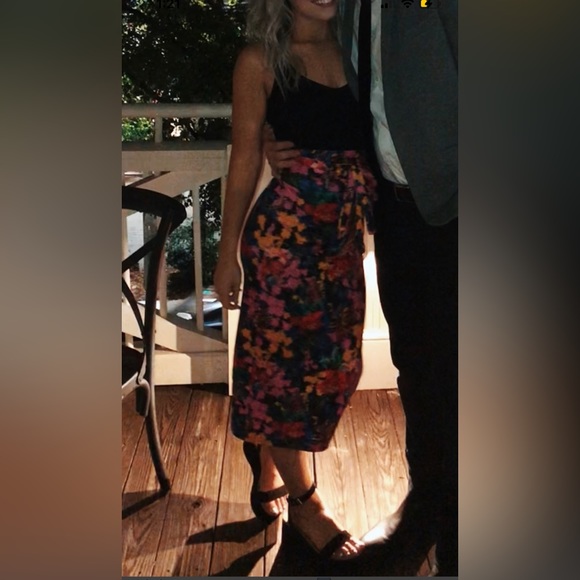 Midi Floral Skirt - Picture 3 of 5